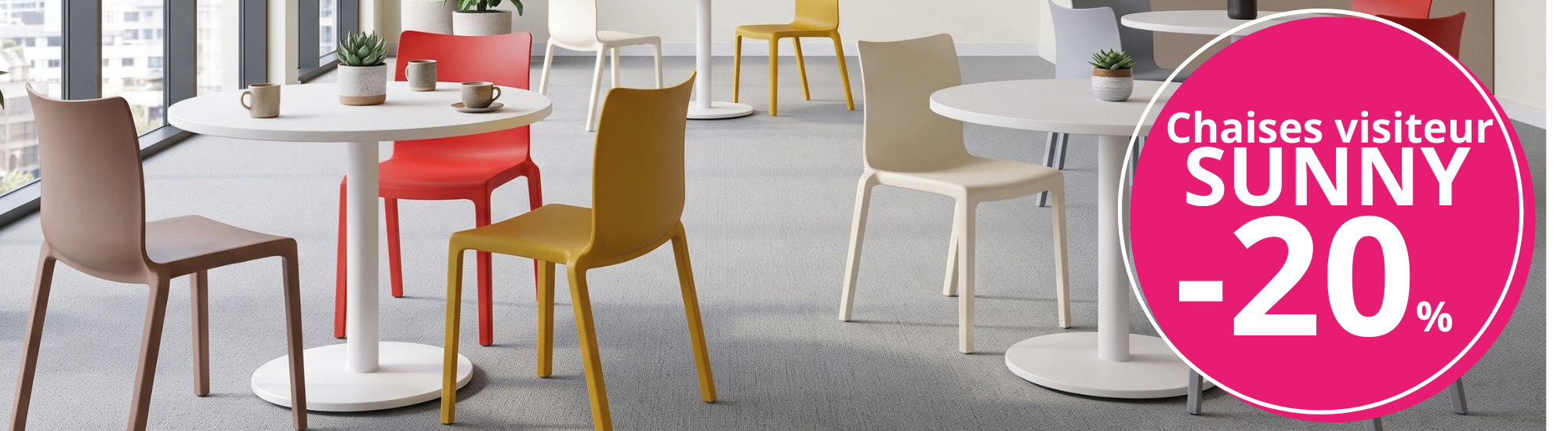 Chaises visiteurs SUNNY