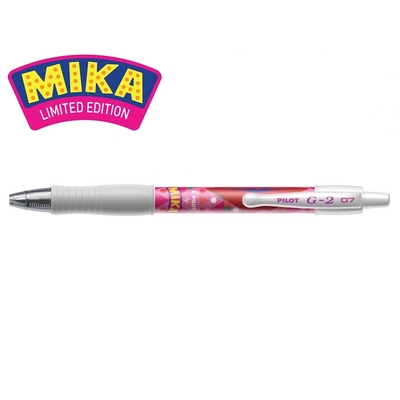 STYLO BILLE G2 EDITION MIKA ÉCRITURE MOYENNE ROSE