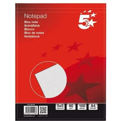 5 etoiles bloc note 580186
