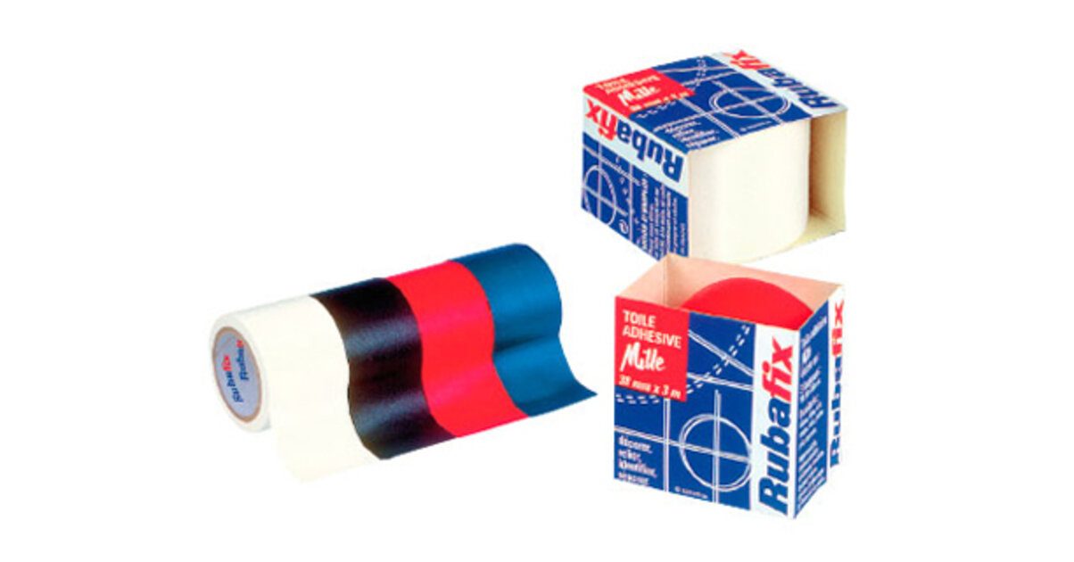 Lot de 10 rouleaux adhésifs 19mm x 20m - Bleu - Zenitech