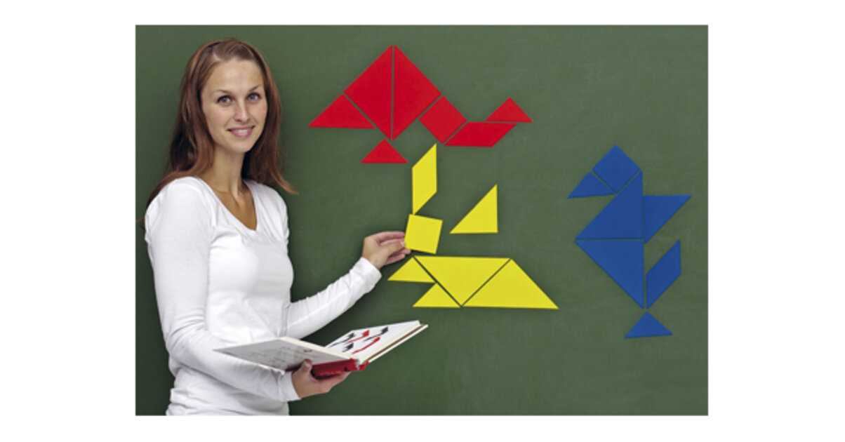 Tangram Magnétique En Bois – Jeu De Puzzles Éducatif Avec 160 Formes Et Solutions – Pour Enfants Et Adultes – Idéal Pour Voyager