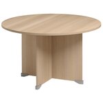 Table ronde 120 cm Jazz+ hêtre ambré Gautier Office