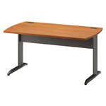 Bureau droit Jazz+ pieds métal aulne Gautier Office