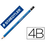 Crayon graphite Staedtler Mars Lumograph 100 4B vue 2
