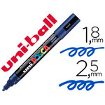 Marqueur Posca PC-5M pointe conique moyenne bleu foncé vue 2