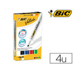 Marqueurs effaçables BIC Velleda 1711 assortis boîte de 4 vue 2
