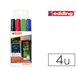 Marqueurs craie liquide Edding 4095 pochette de 4 vue 2