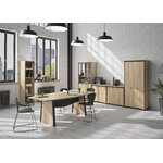 Mobilier de bureau Mambo chêne Sonoma noir Gautier Office en situation, vue 2