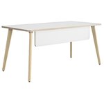 Bureau Gautier Office Artefact 140 cm avec voile de fond vue 1