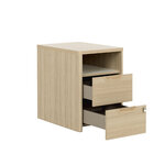 Caisson mobile GAUTIER OFFICE Absolu 2 tiroirs 1 niche vue 2