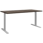Bureau Gautier Office YES! chêne royal 140 cm pieds gris réglables