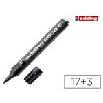 Marqueurs permanents Edding e-2000C noir lot de 17 + 3 gratuits vue 2