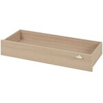 Option tiroir pour bureau Brabant 79 cm chêne structuré blanc Gautier Office