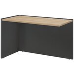 Retour direct réversible Brabant 131 x 60 cm chêne du bocage anthracite Gautier Office, vue 1