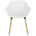 Fauteuil coworking GAUTIER OFFICE Luma blanc vue 3