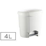 Poubelle hygiénique à pédale Coldis blanc 4 L vue 2