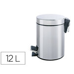 Poubelle métallique à pédale Q-Connect 12 L