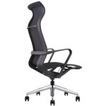 Fauteuil de direction MTI Beevill dossier haut noir vue 3
