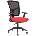 Fauteuil de bureau MTI Wedge noir et rouge