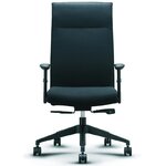Fauteuil de direction MTI Richmond tissu noir