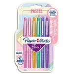 Stylos feutre Paper Mate Flair pastel lot de 6 vue 2