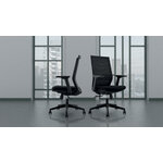Fauteuil ergonomique MTI Revan noir vue 5
