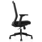 Fauteuil ergonomique MTI Revan noir vue 2