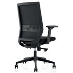 Fauteuil ergonomique MTI Revan noir vue 3