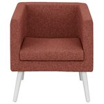 Fauteuil 1 place GAUTIER OFFICE X-Space pourpre vue 2