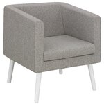 Fauteuil 1 place GAUTIER OFFICE X-Space gris chiné