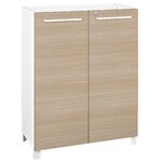 Rangement mi-hauteur 2 portes Sunday chêne 80 x 114 cm Gautier Office