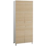 Armoire 2 portes Sunday chêne 80 x 192 cm Gautier Office