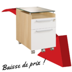 GAUTIER OFFICE SLIVER CHENE CAISSON MOBILE 1615232