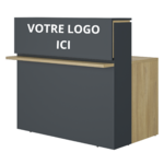 GAUTIER OFFICE ZOOM CHENE DU BOCAGE ACCUEIL 120CM 1U32P23