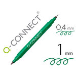 Q-CONNECT STYLO FEUTRE POINTE DOUBLE 169006