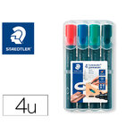 Marqueurs Staedtler Lumocolor Dry Safe ogive 2 mm couleurs assorties