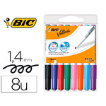 Marqueurs effaçables BIC Velleda 1741 assortis pochette de 8 vue 2