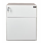 Caisson mobile métal MTI Boon-O blanc 2 tiroirs vue 2