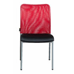 Chaise visiteur MTI Caluan rouge vue 3