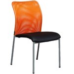 Chaise visiteur MTI Caluan orange