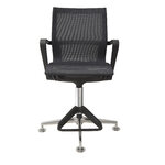 Fauteuil haut MTI Cameron noir vue 2