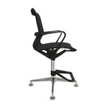 Fauteuil haut MTI Cameron noir vue 3