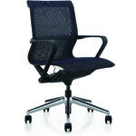 Fauteuil de direction MTI Beevill dossier bas noir