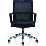 Fauteuil de direction MTI Beevill dossier bas noir vue 3