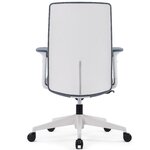 Fauteuil ergonomique MTI Eekway blanc et bleu vue 4