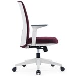 Fauteuil ergonomique MTI Eekway blanc et rouge vue 2