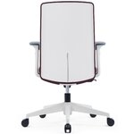 Fauteuil ergonomique MTI Eekway blanc et rouge vue 4