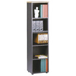 Colonne ouverte 45x182x43 cm Syracuse MT3 Confort hêtre noir MT International, vue produit 1