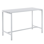 MON NOUVEAU BUREAU ANNAKA TABLE HAUTE BLANC PIEDS BLANC