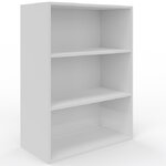 Bibliothèque mi-hauteur MNB Skap blanc vue 2